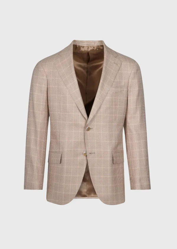 Wool & Silk Plaid Jacket