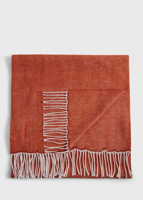 Wool Chevron Scarf