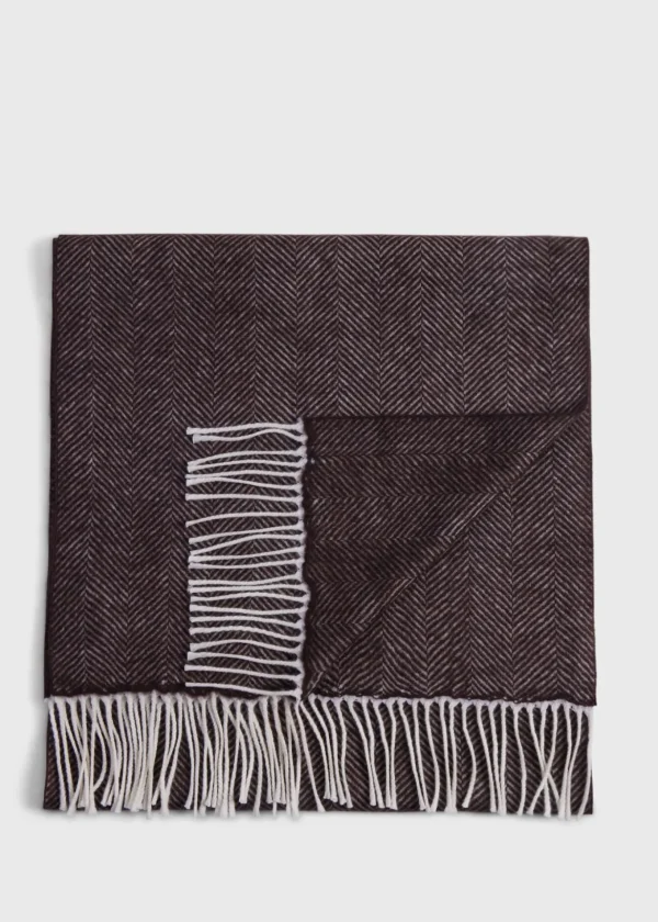 Wool Chevron Scarf