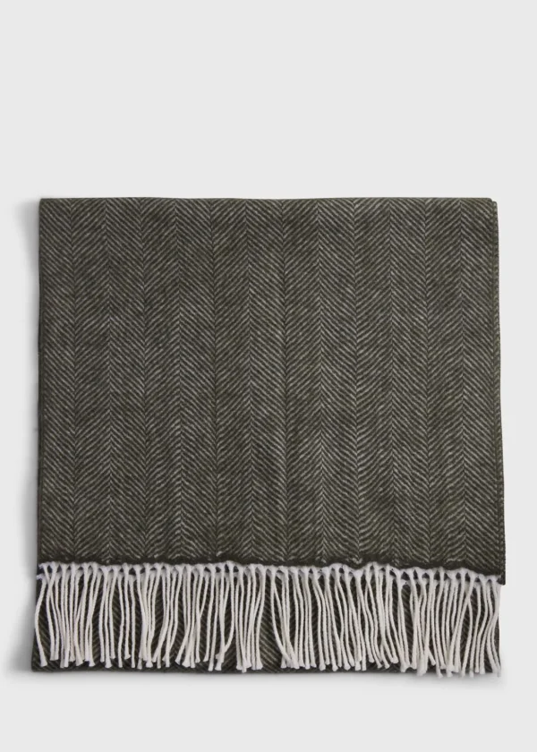 Wool Chevron Scarf