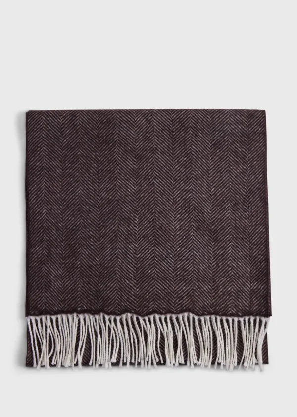 Wool Chevron Scarf
