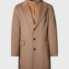 Wool Coat With Shearling Gilet