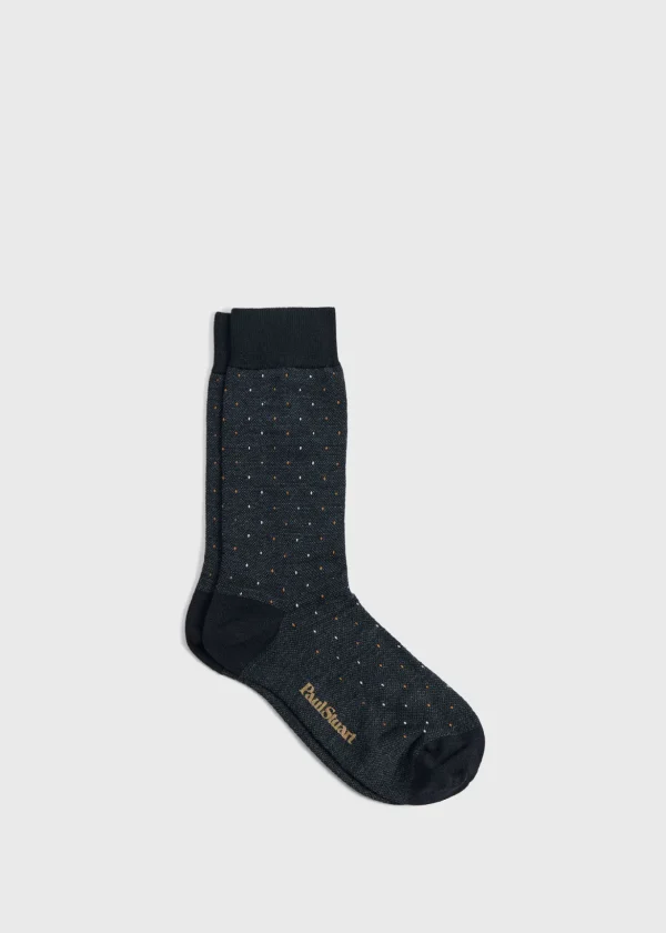 Wool Dotted Oxford Sock
