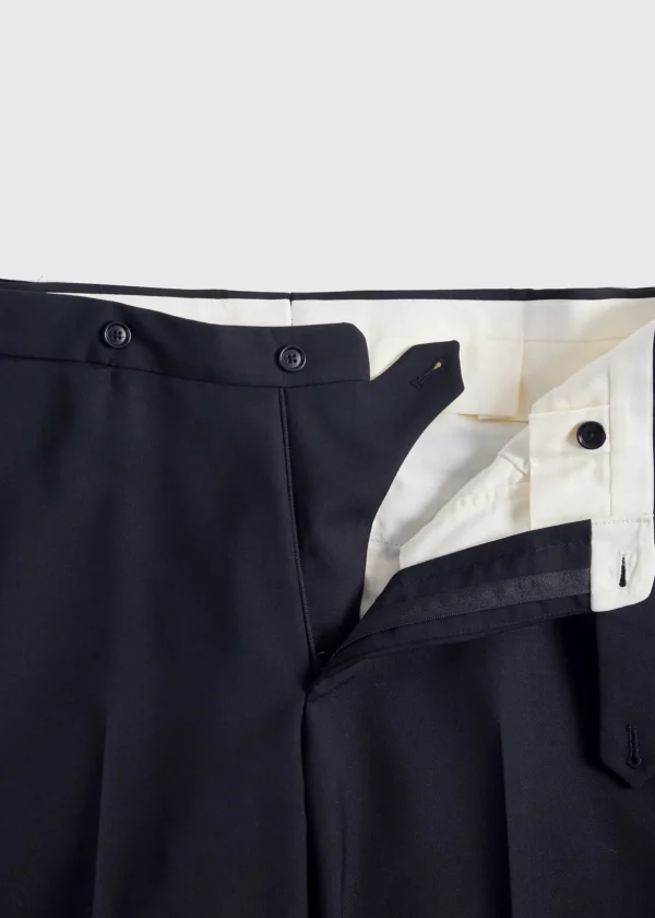 Wool Double Breasted Shawl Collar Tuxedo