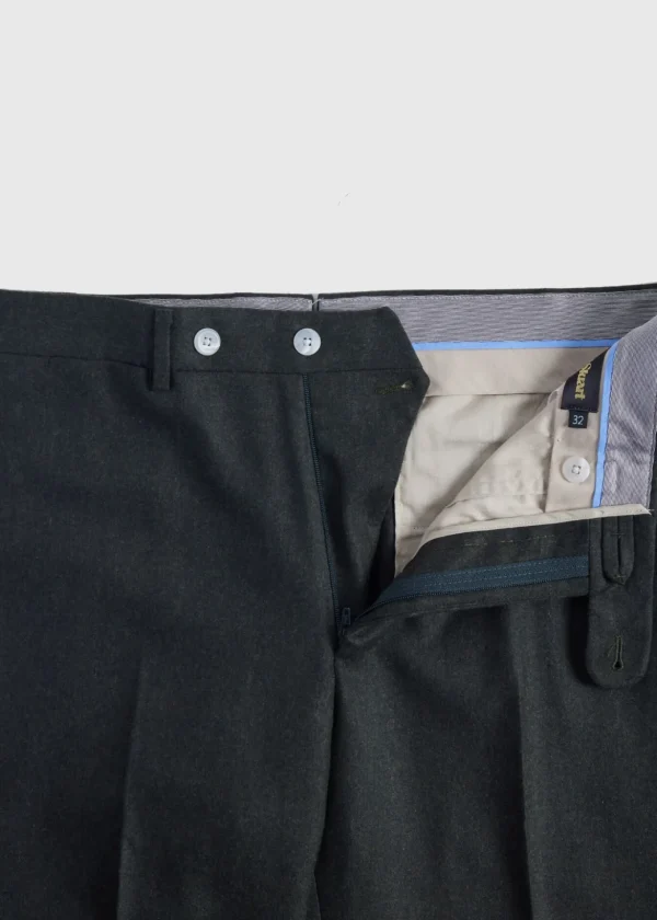 Wool Flannel Trousers