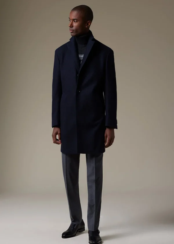Wool Herringbone Coat
