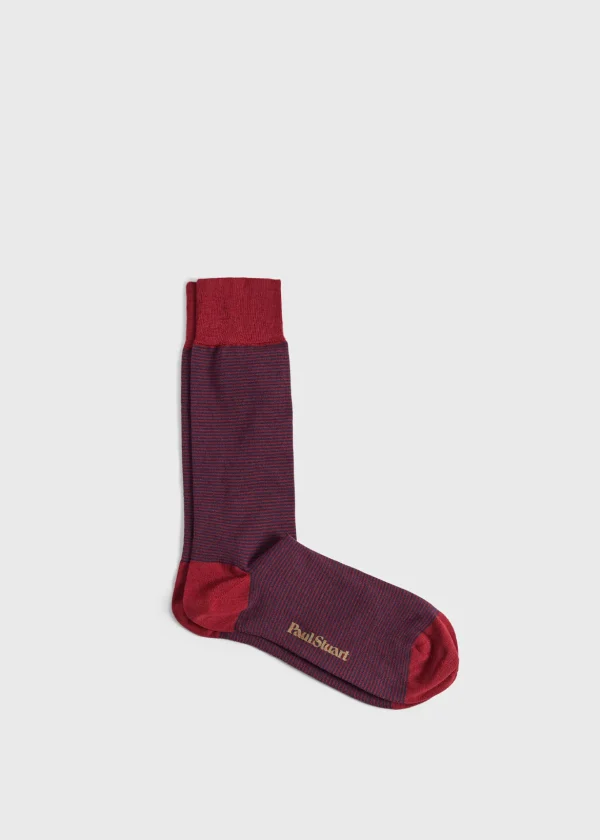 Wool Horizontal Stripe Sock