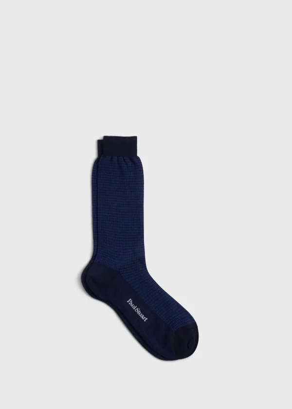 Wool Houndstooth Sock