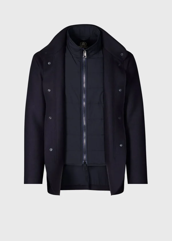 Wool Jersey Blazer With Gilet