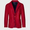 Wool Knit Raw Edge Jacket