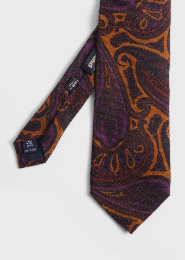 Wool Paisley Tie