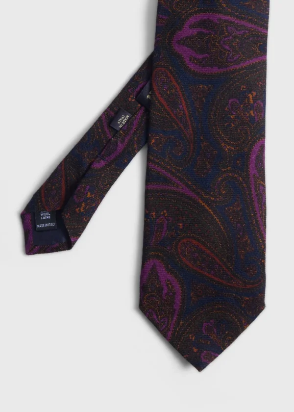 Wool Paisley Tie