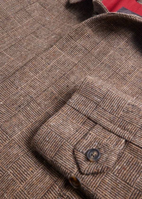 Wool Parquet Kensington Coat