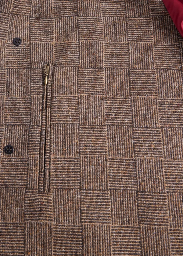 Wool Parquet Kensington Coat