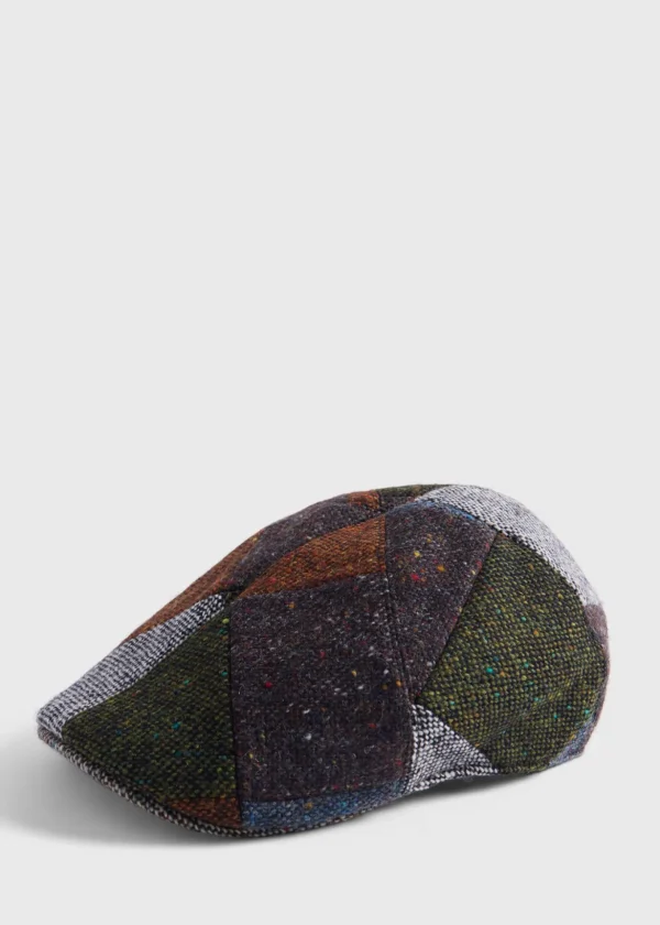 Wool Patchwork Pub Cap
