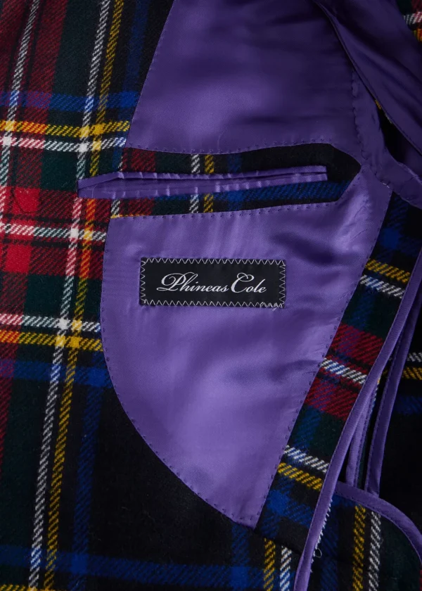 Wool Plaid Dinner Jacket