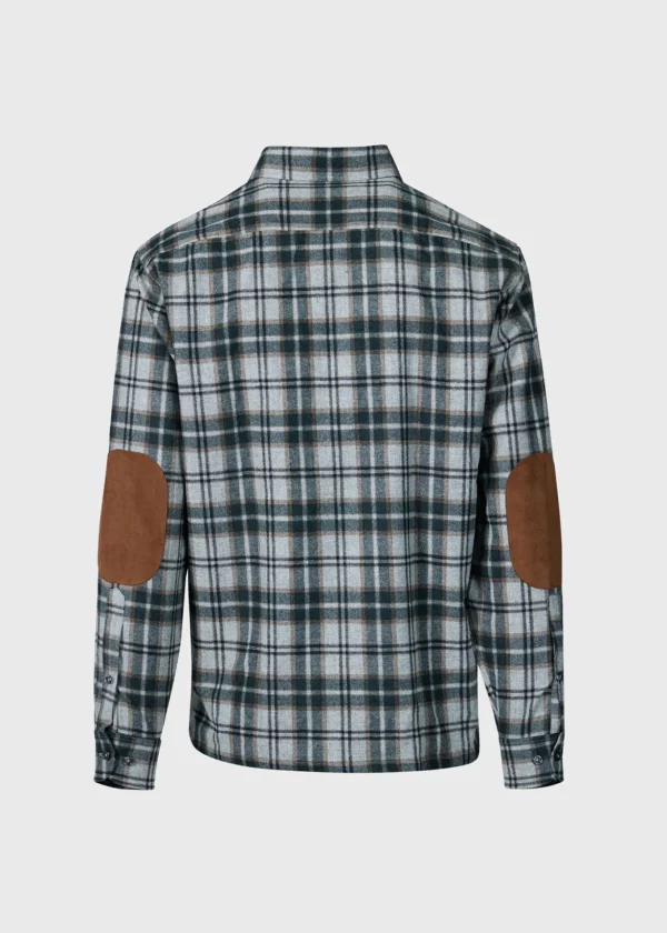 Wool Plaid Overshirt