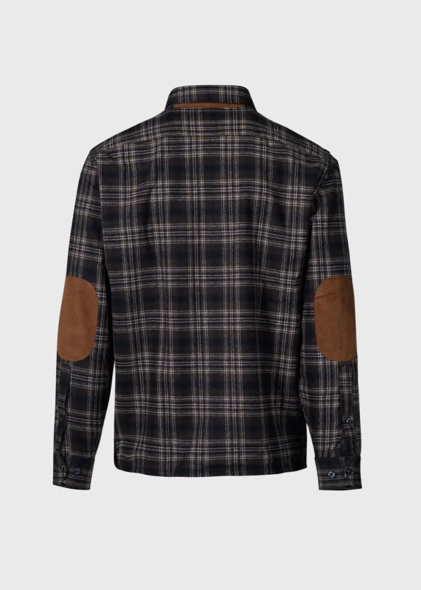 Wool Plaid Overshirt