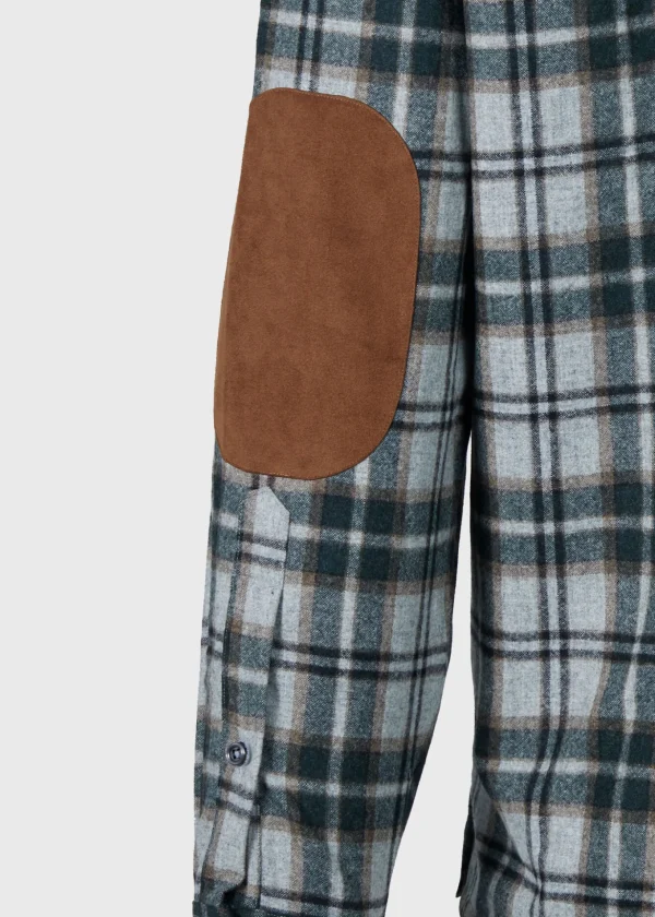 Wool Plaid Overshirt