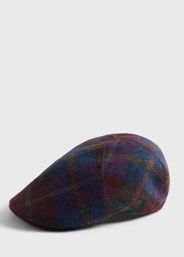 Wool Plaid Pub Cap