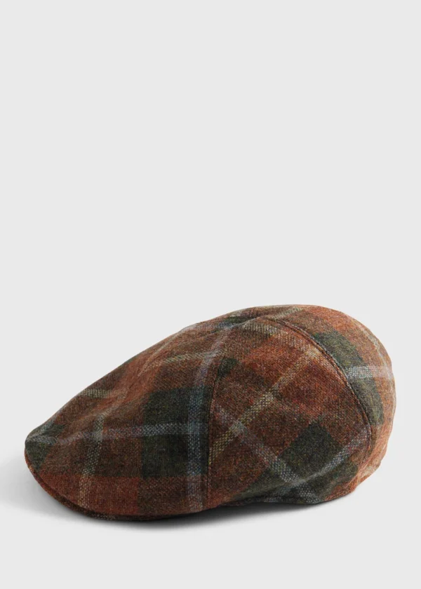 Wool Plaid Pub Cap