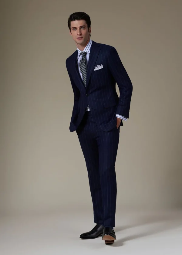 Wool Stripe Paul Suit