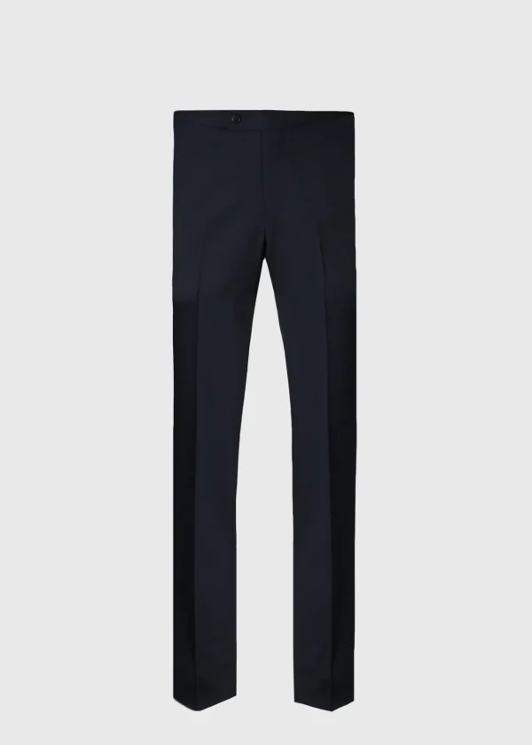 Wool Tuxedo With Satin Notch Lapel
