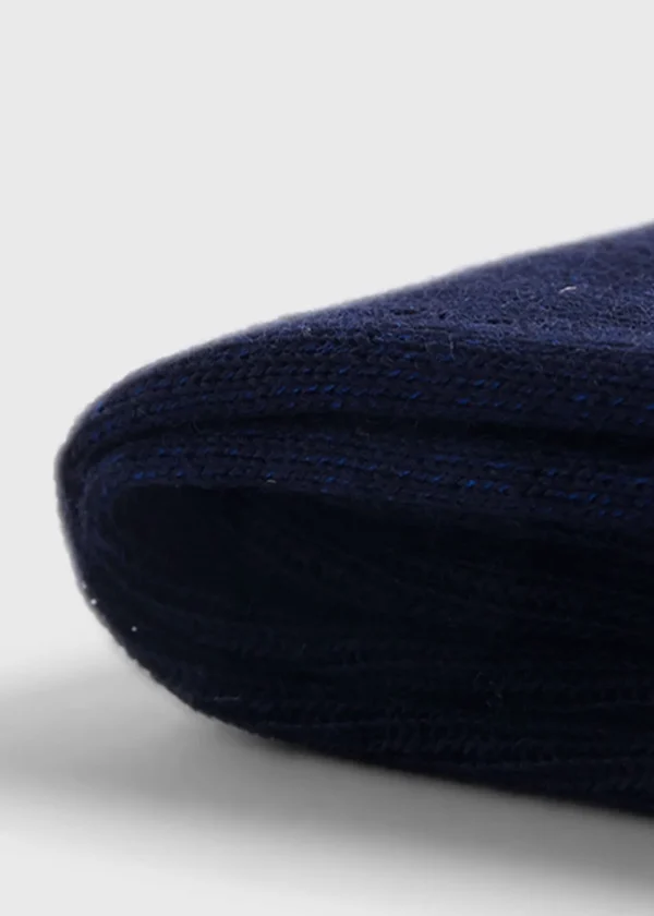 Wool Vertical Dash Stripe Sock