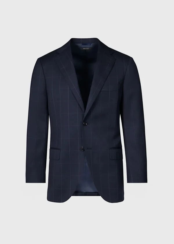 Wool Windowpane Suit