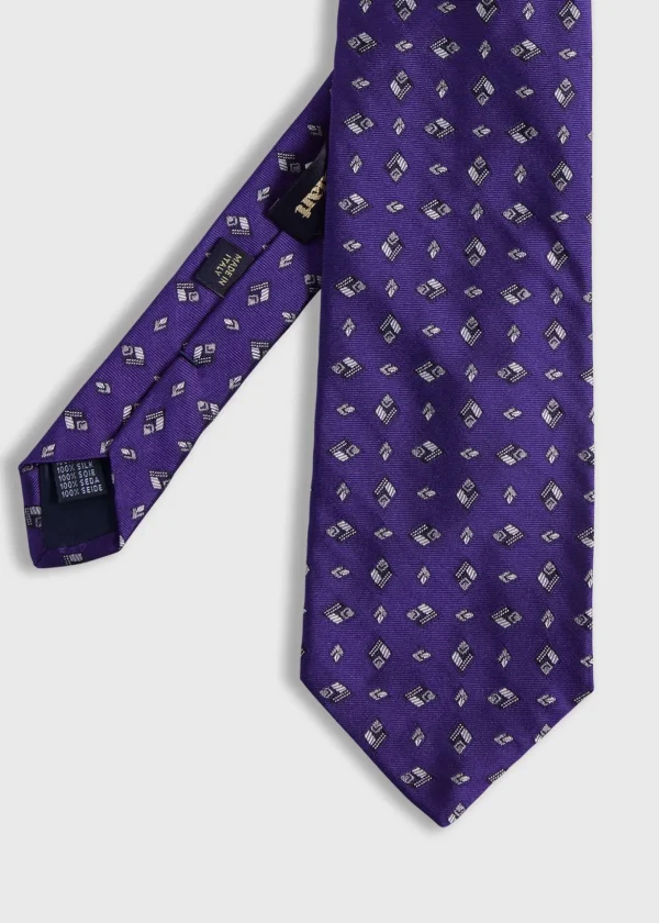 Woven Silk Diamond Deco Tie