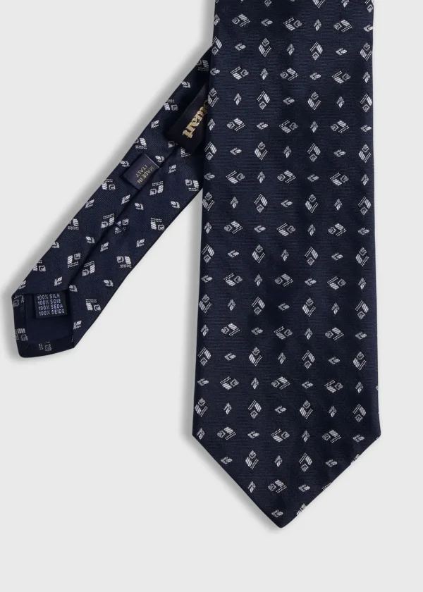 Woven Silk Diamond Deco Tie