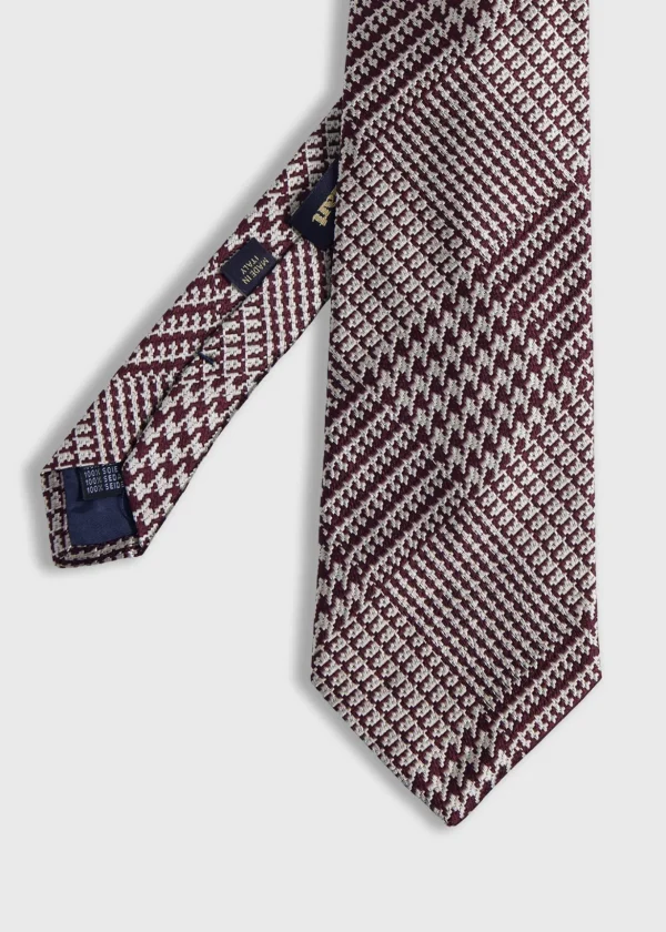 Woven Silk Glen Plaid Tie