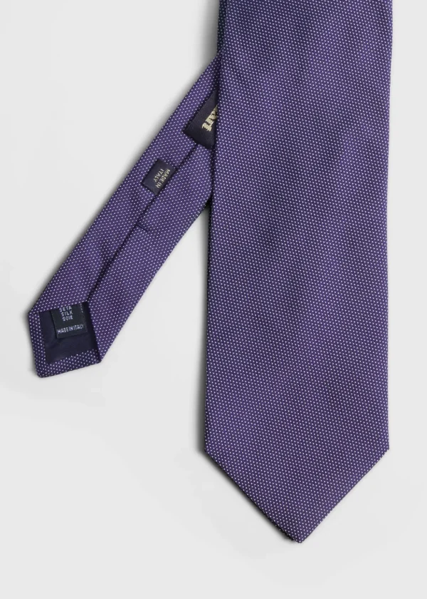 Woven Silk Micro Dot Tie