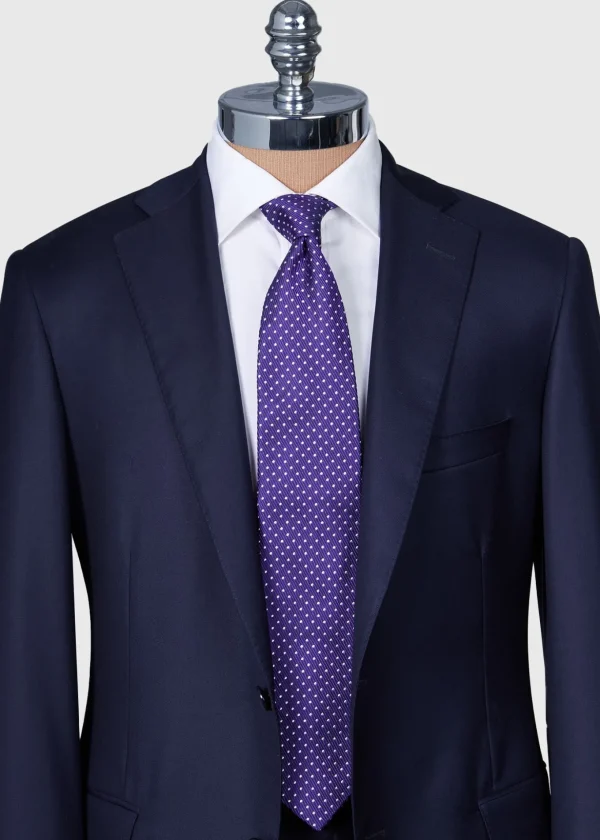 Woven Silk Micro Dot Tie