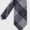 Woven Silk Patchwork Plaid Tie