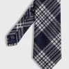Woven Silk Plaid Tie
