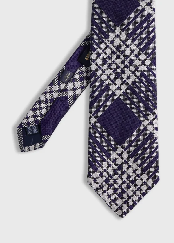 Woven Silk Plaid Tie