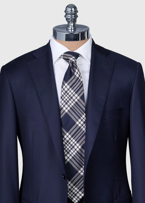 Woven Silk Plaid Tie