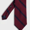 Woven Silk Regimental Stripe Tie