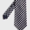 Woven Silk Small Check Tie
