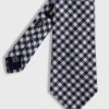 Woven Silk Small Check Tie