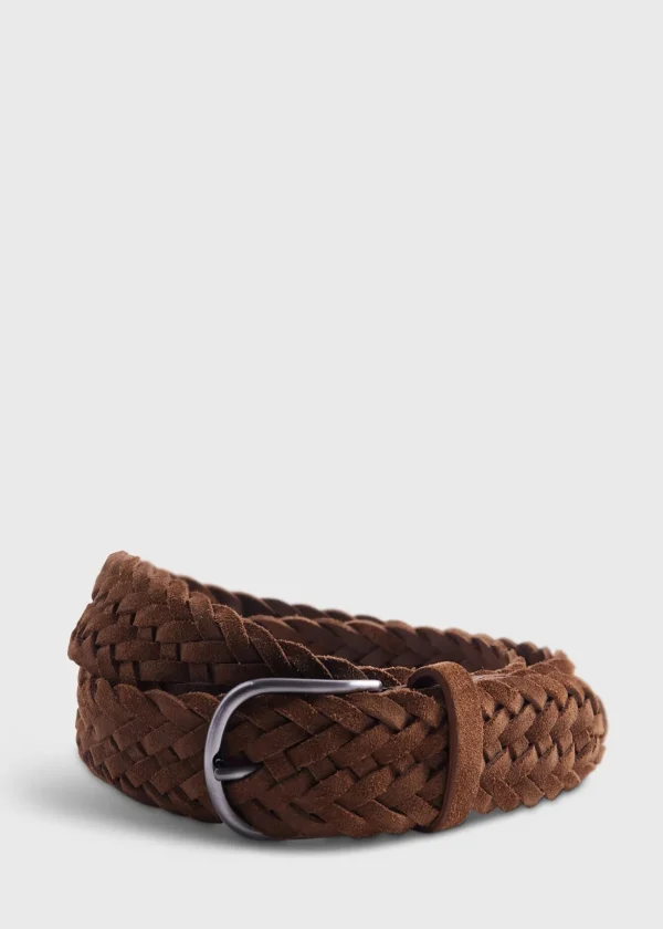 Woven Suede Belt