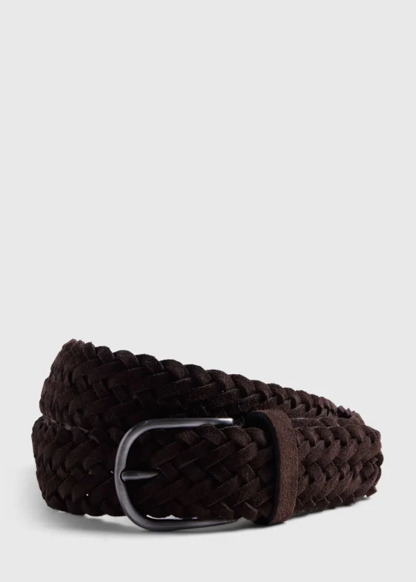 Woven Suede Belt