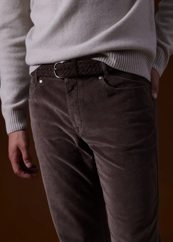 Woven Suede Belt
